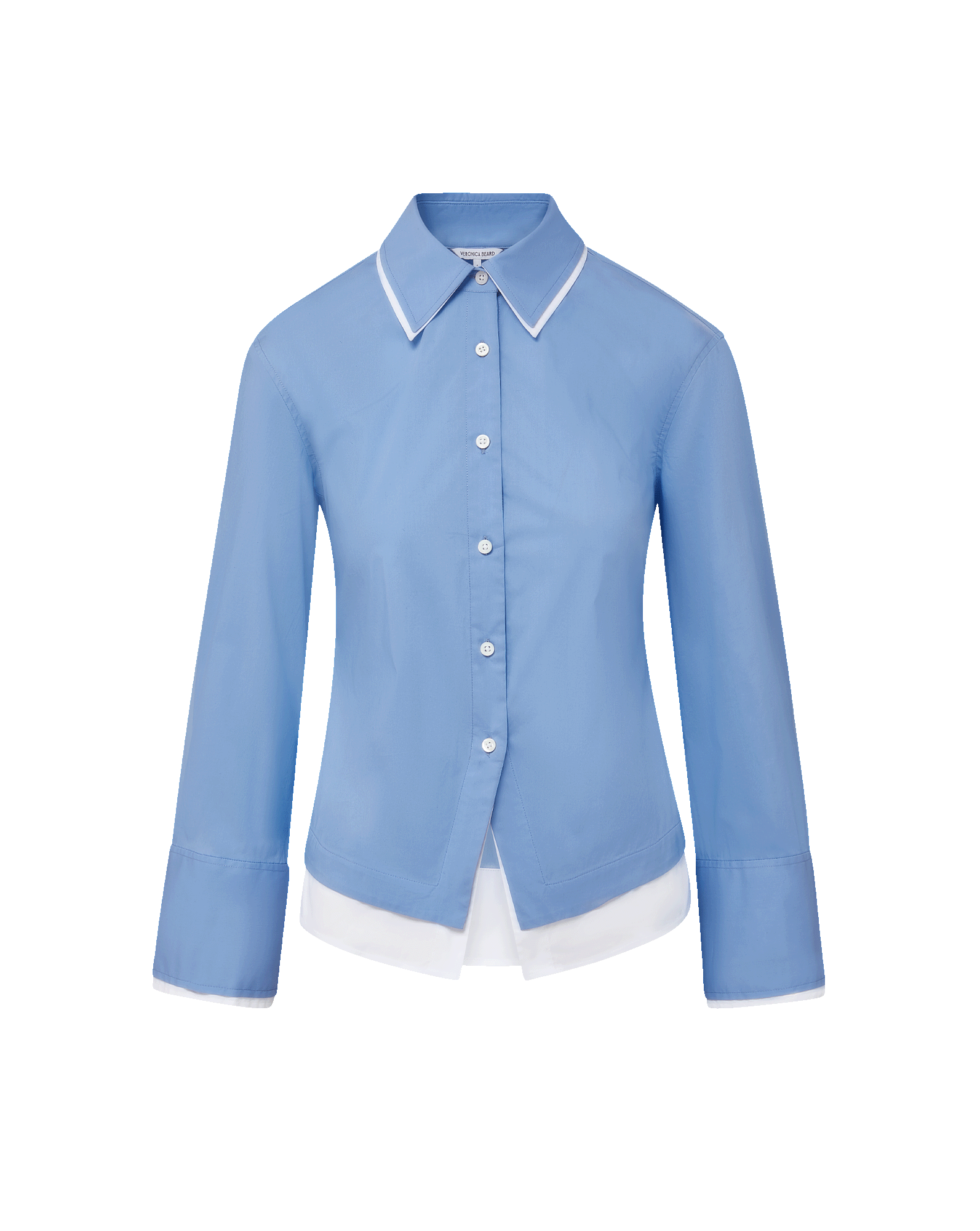 Veronica Beard Bonnie Button-Down Shirt - Cadet