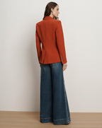 Veronica Beard Miller Dickey Jacket - Carnelian Red