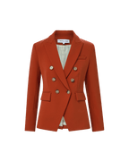 Veronica Beard Miller Dickey Jacket - Carnelian Red