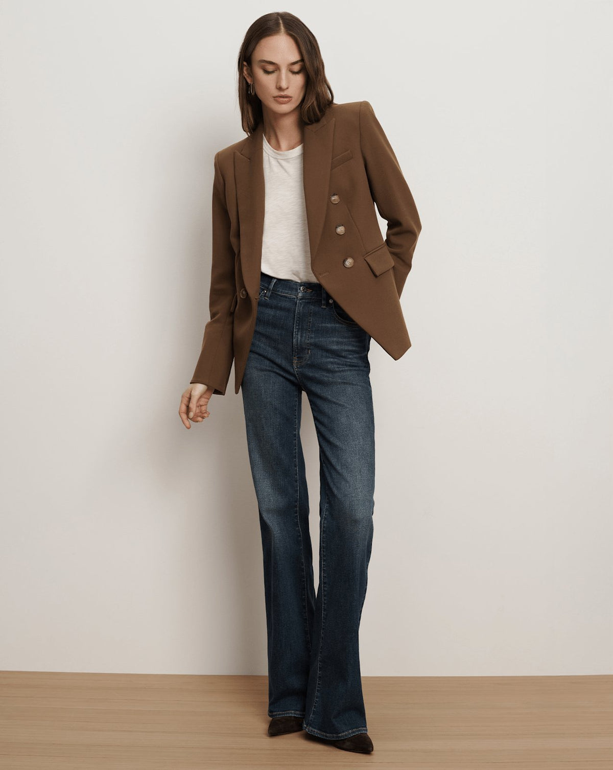 Veronica Beard Miller Dickey Jacket - Walnut