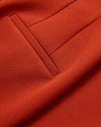 Veronica Beard Stila Slim Pant - Carnelian Red