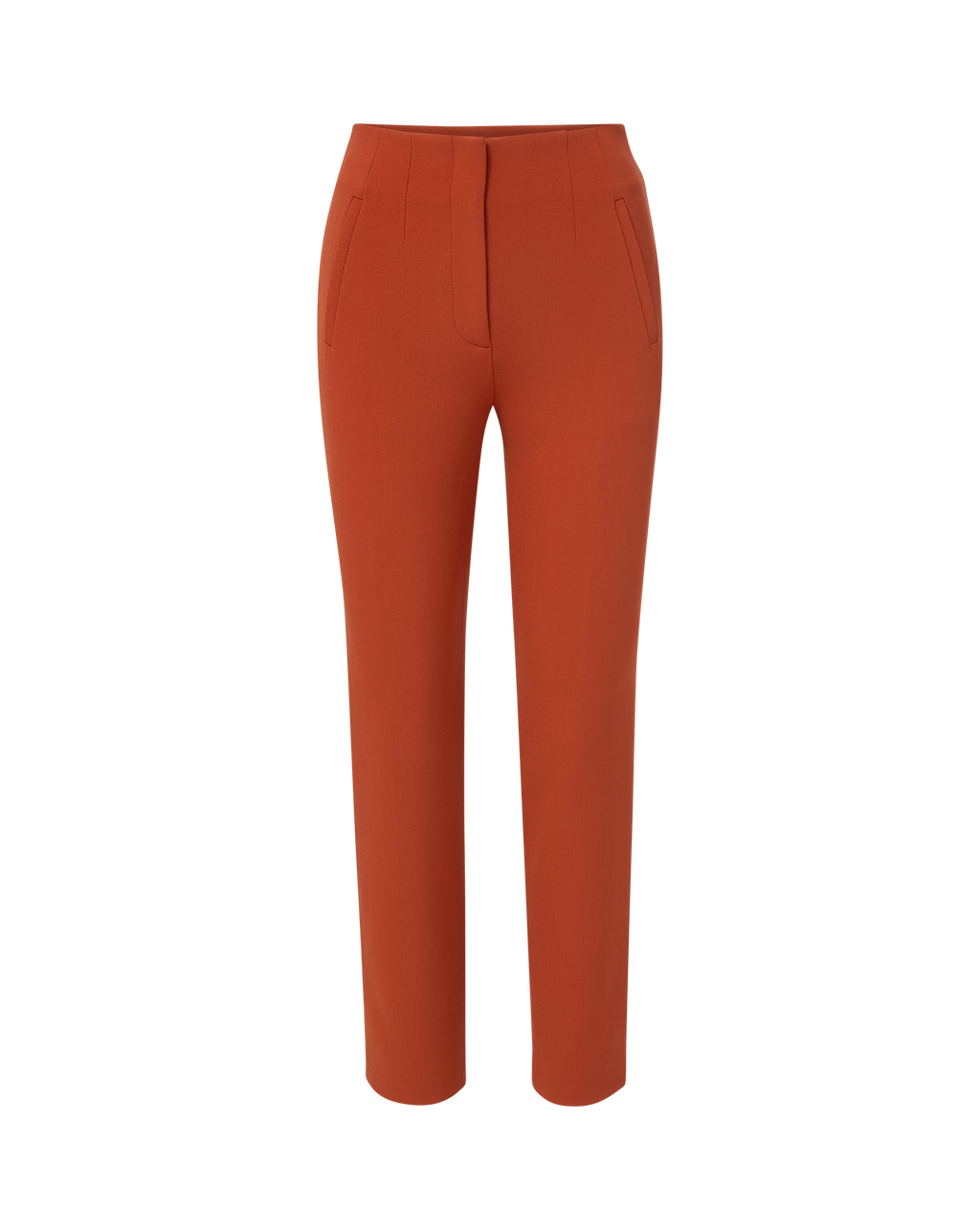 Veronica Beard Stila Slim Pant - Carnelian Red