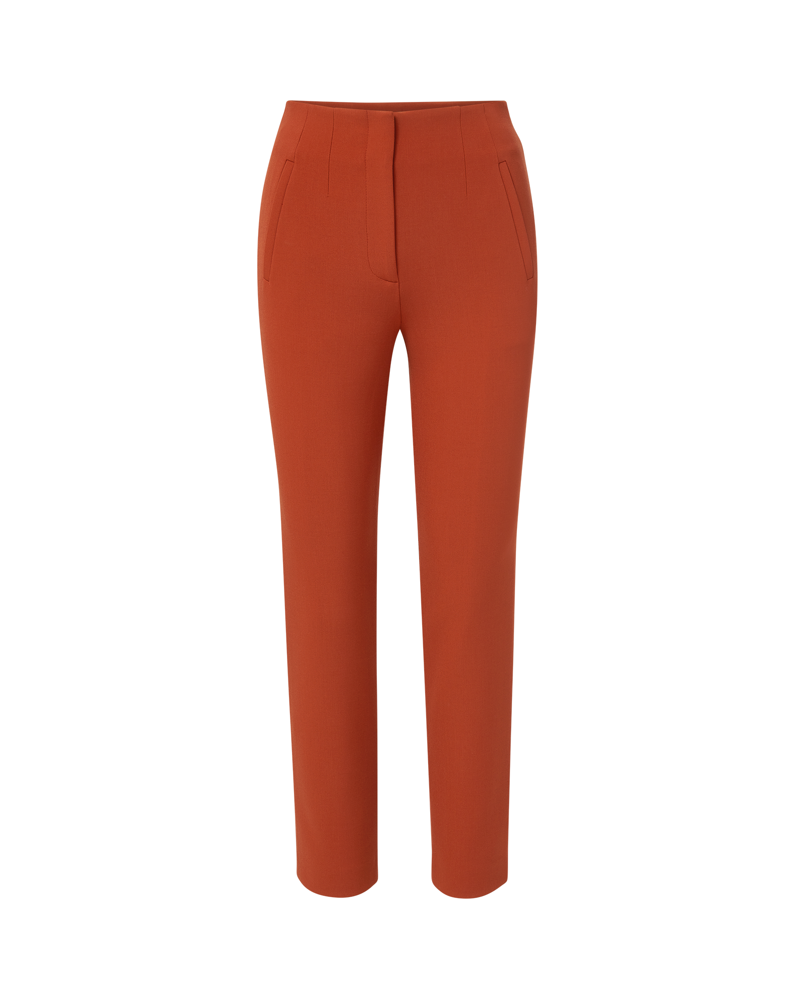 Veronica Beard Stila Slim Pant - Carnelian Red