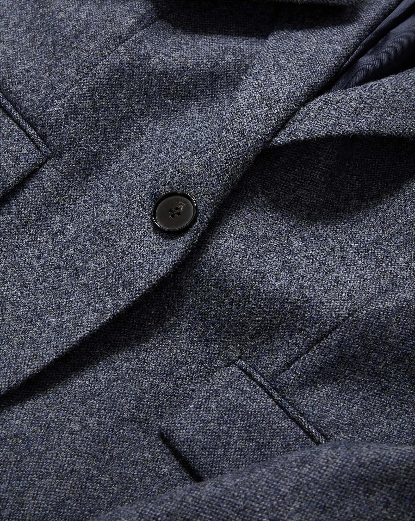 Veronica Beard Vega Wool Dickey Jacket - Blue Melange