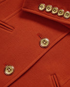 Veronica Beard Jessup Tailored Jacket - Carnelian Red