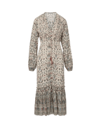 Veronica Beard Vani Paisley Midi Dress - Ecru Multi