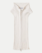 Veronica Beard Coupe Wool Dickey - Dove White