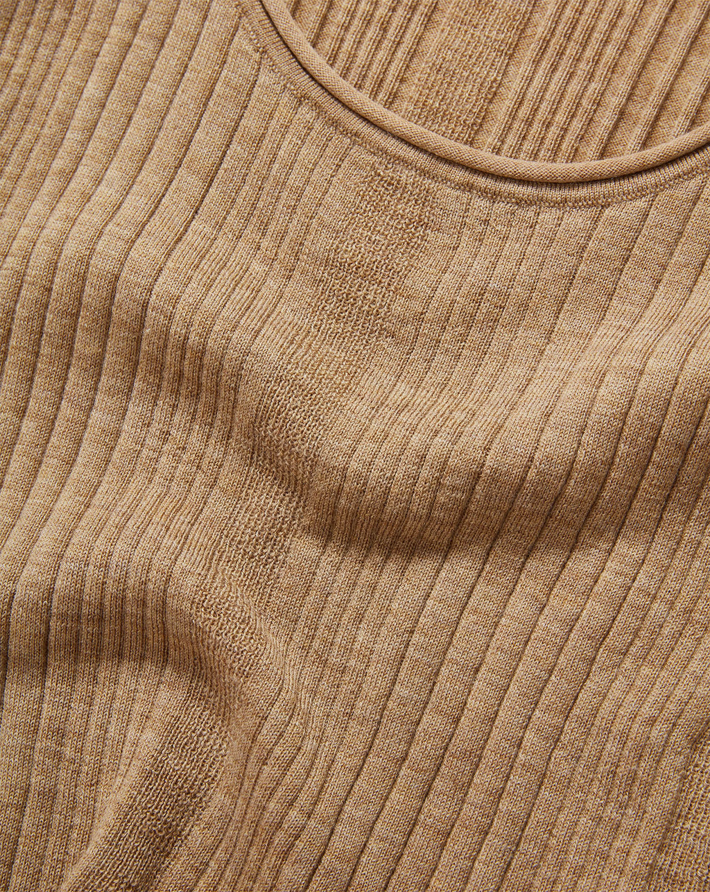 Veronica Beard Birke Merino Wool Tank Top - Dark Khaki
