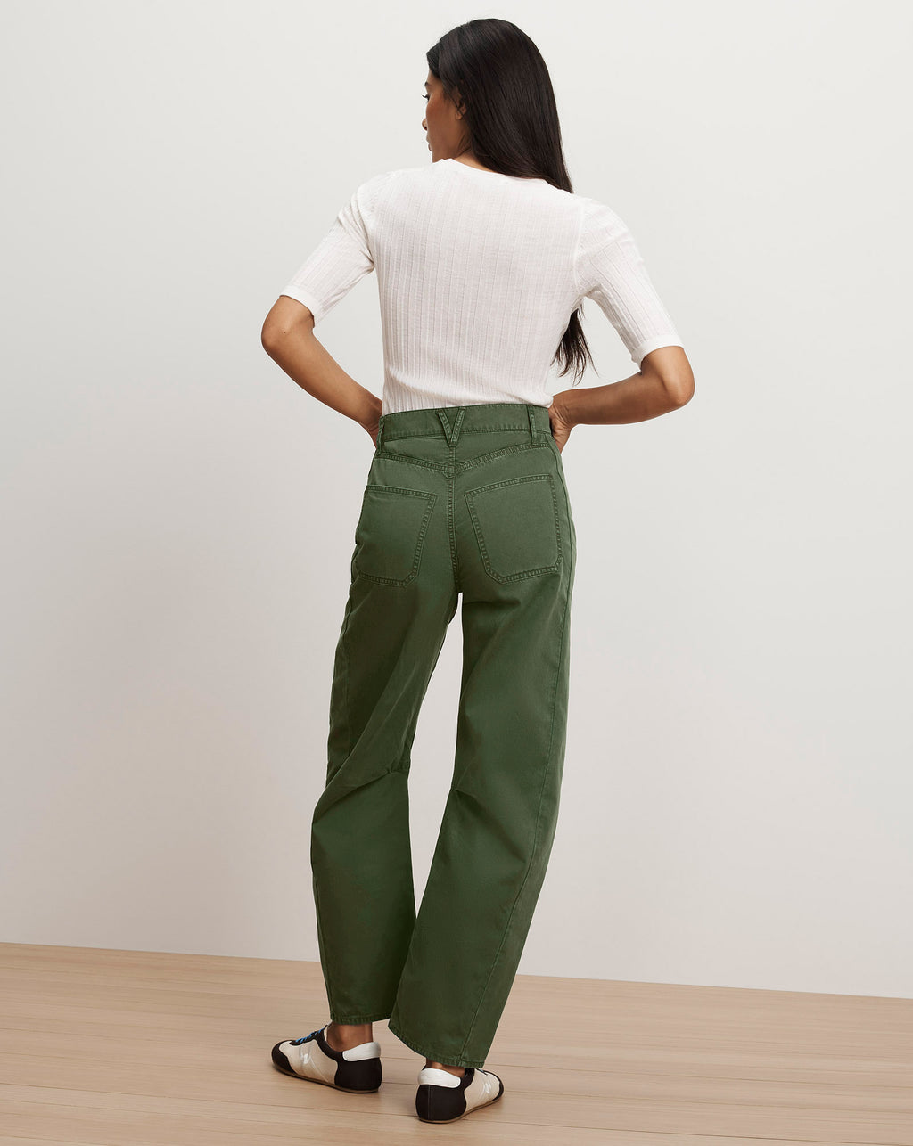 Veronica Beard Debois Merino Wool Top - Ivory