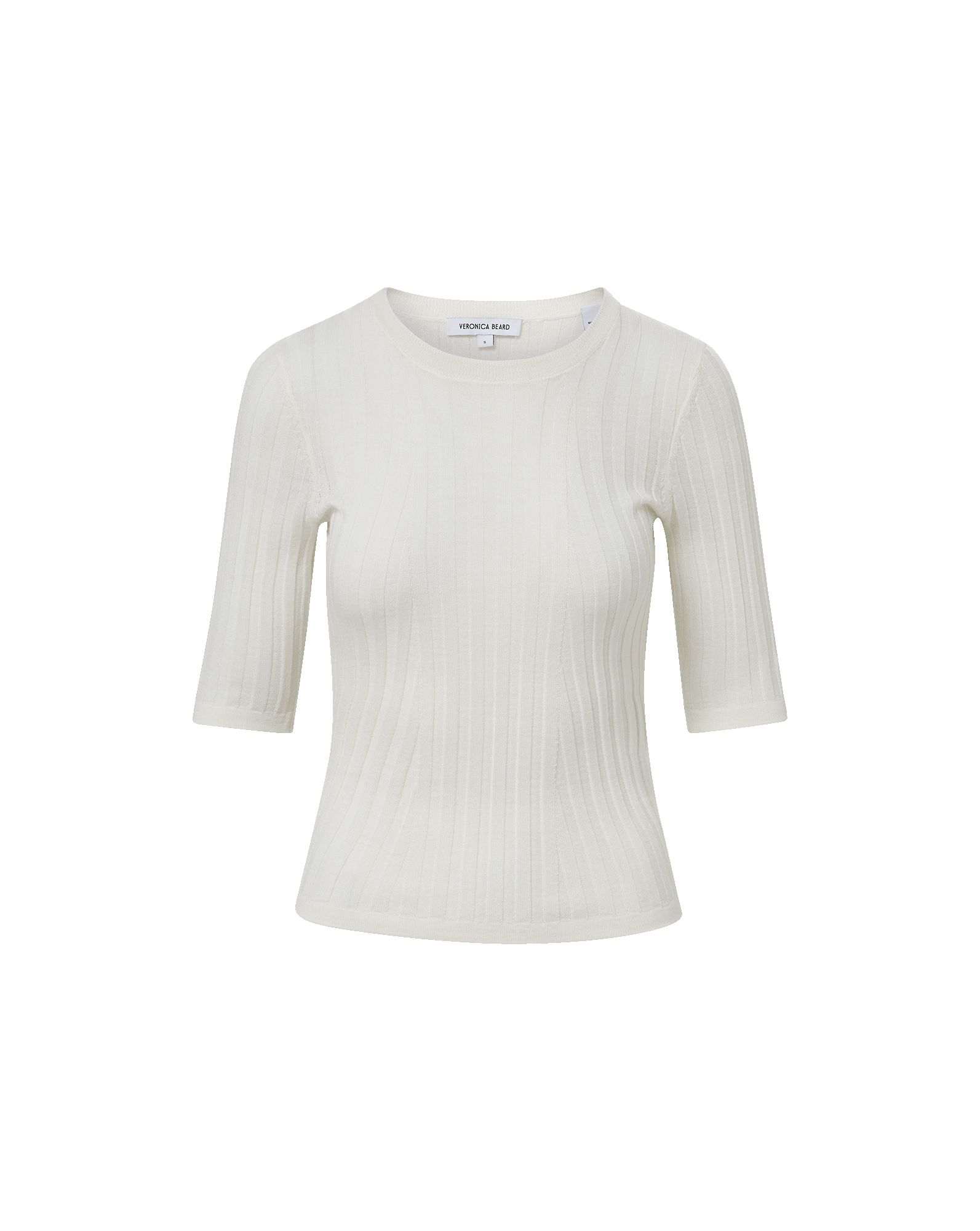 Veronica Beard Debois Merino Wool Top - Ivory
