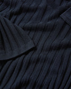 Veronica Beard Debois Merino Wool Top - Navy