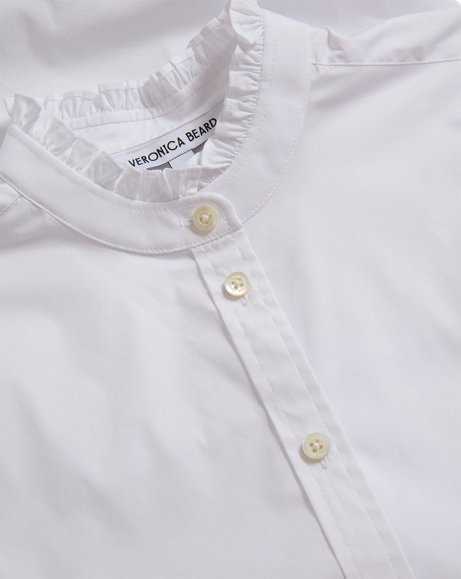Veronica Beard Bays Button-Down Shirt - White