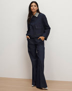Veronica Beard Barrington Denim Jacket - Midnight Wash