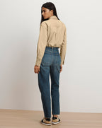Veronica Beard Wilfred Bungee Button-Down Shirt - Sand