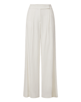 Veronica Beard Marbeau Wide-Leg Pant - Dove White