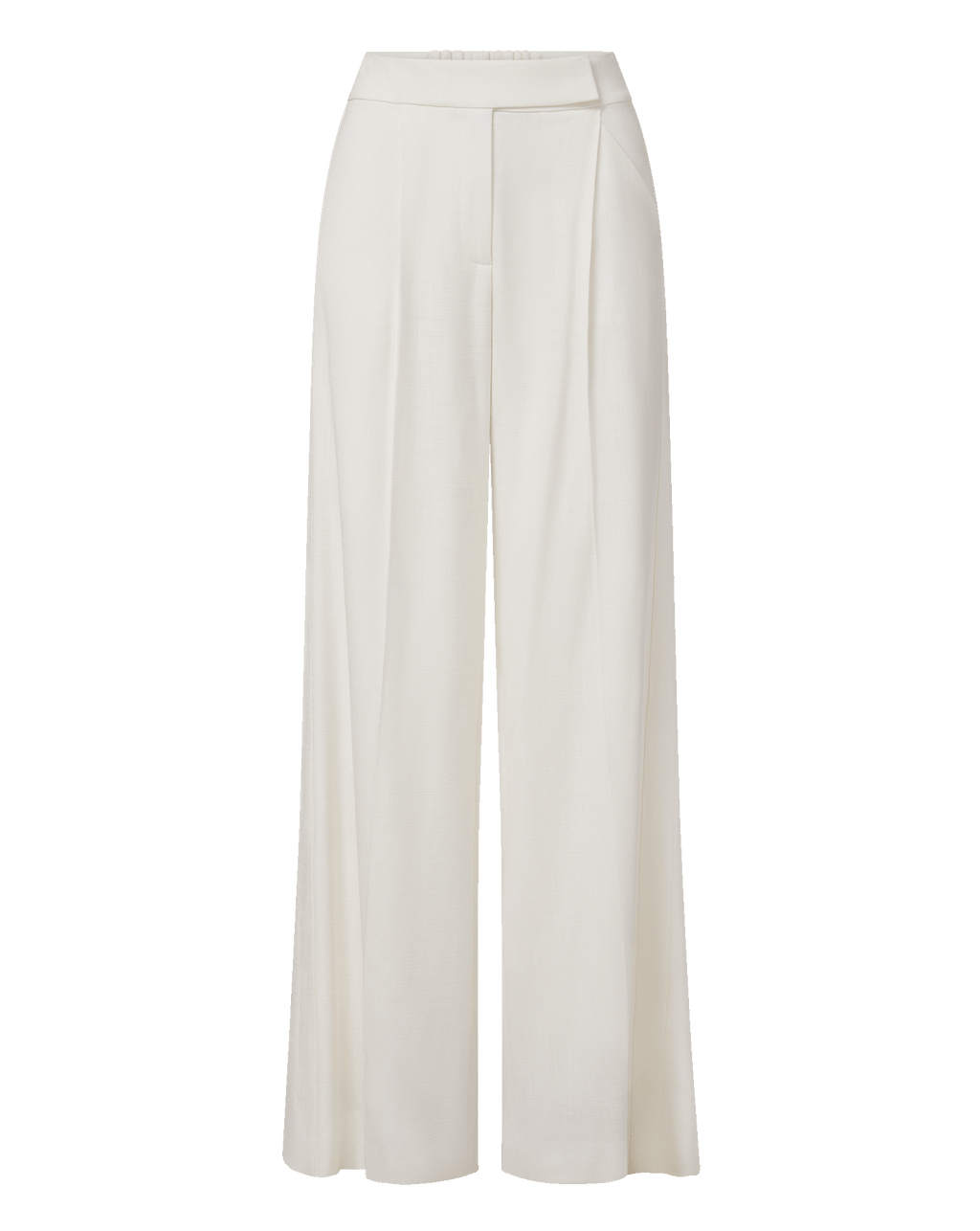 Veronica Beard Marbeau Wide-Leg Pant - Dove White