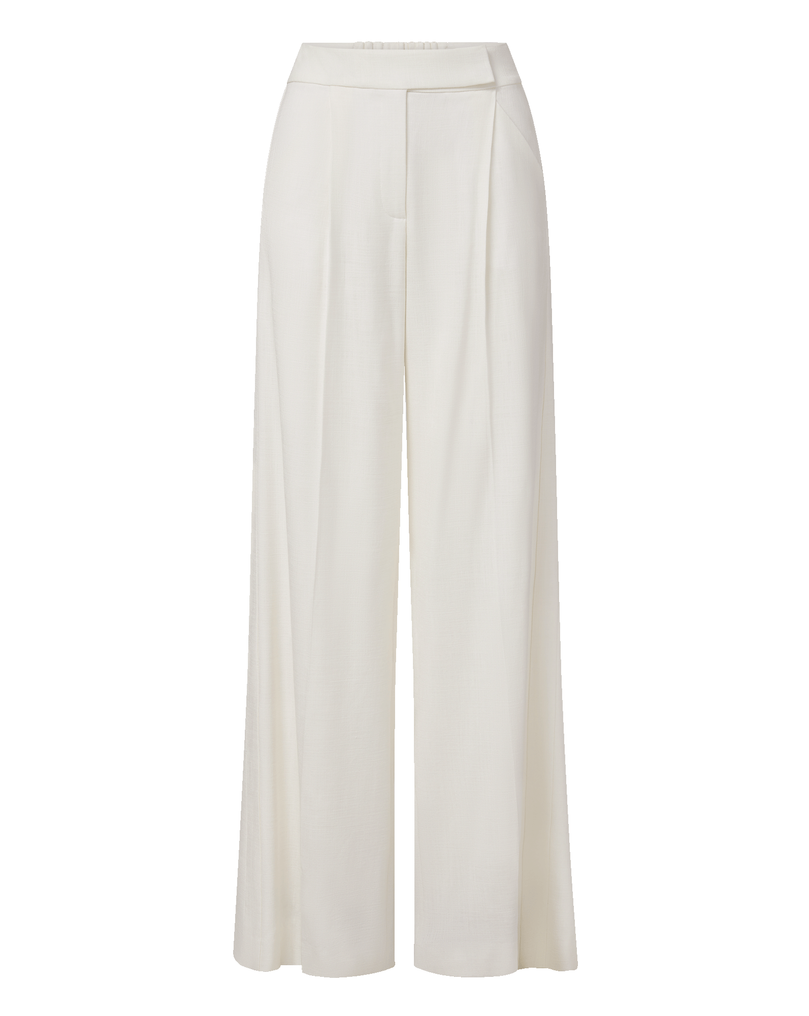 Veronica Beard Marbeau Wide-Leg Pant - Dove White