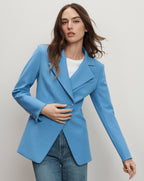 Veronica Beard Amos Dickey Jacket - Blue Jasper