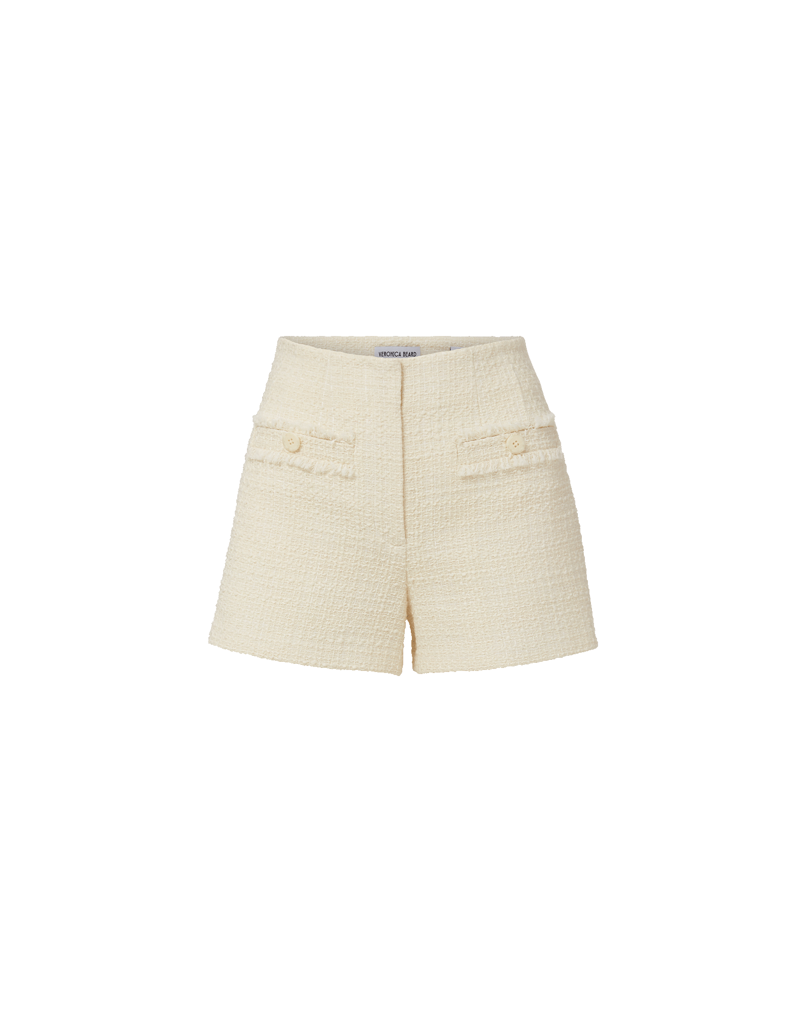 Veronica Beard Gershwin Tweed Short - Dove White