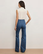 Veronica Beard Magnolia Tie-Neck Blouse - Dove White