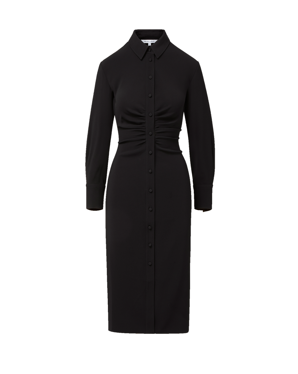 Veronica Beard Loxley Midi Shirtdress - Black