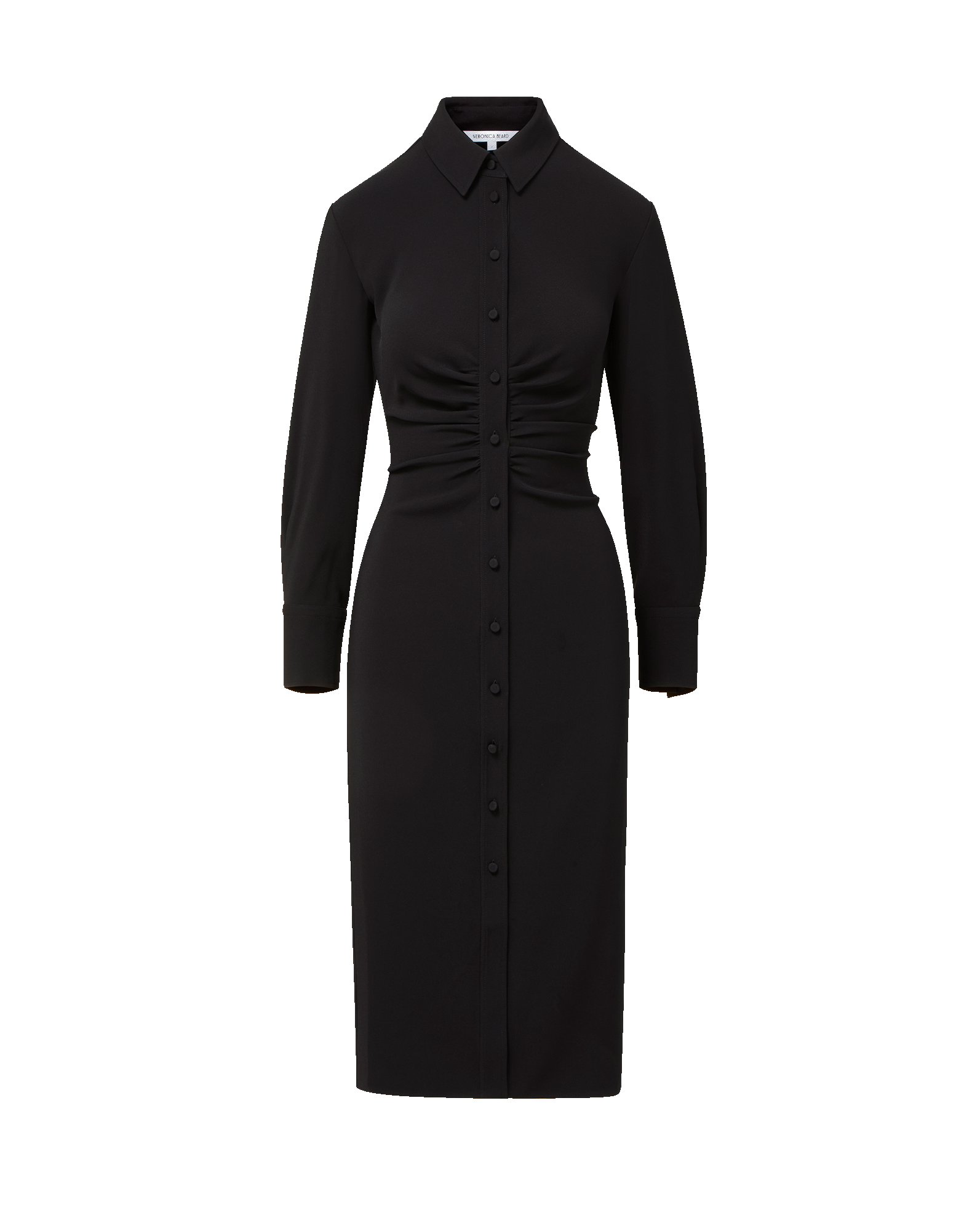 Veronica Beard Loxley Midi Shirtdress - Black