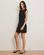 Veronica Beard Imara Crepe Mini Dress - Black