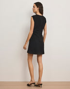 Veronica Beard Imara Crepe Mini Dress - Black