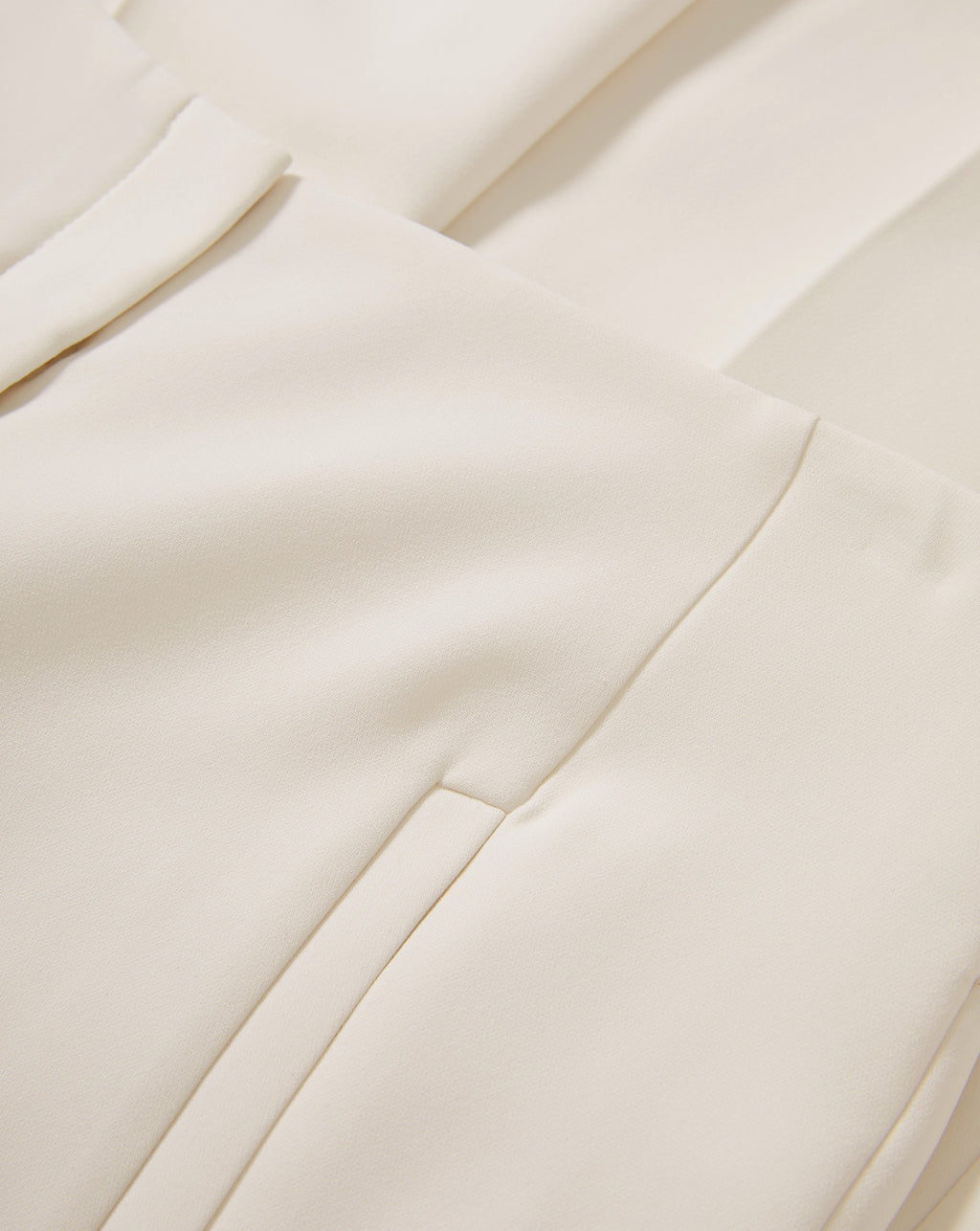 Veronica Beard Carys Cropped Pant - Dove White