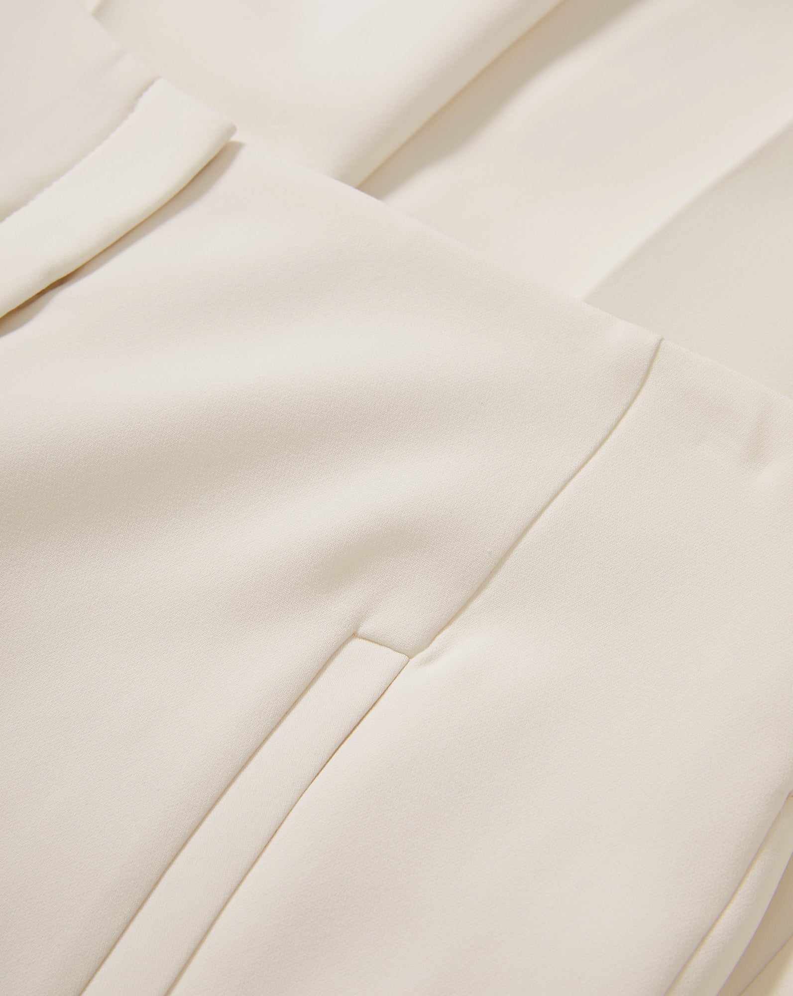 Veronica Beard Carys Cropped Pant - Dove White