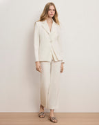 Veronica Beard Rossi Convertible Dickey Jacket - Dove White
