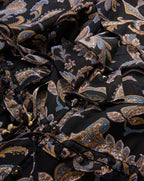 Veronica Beard Akara Silk Maxi Dress - Black Multi