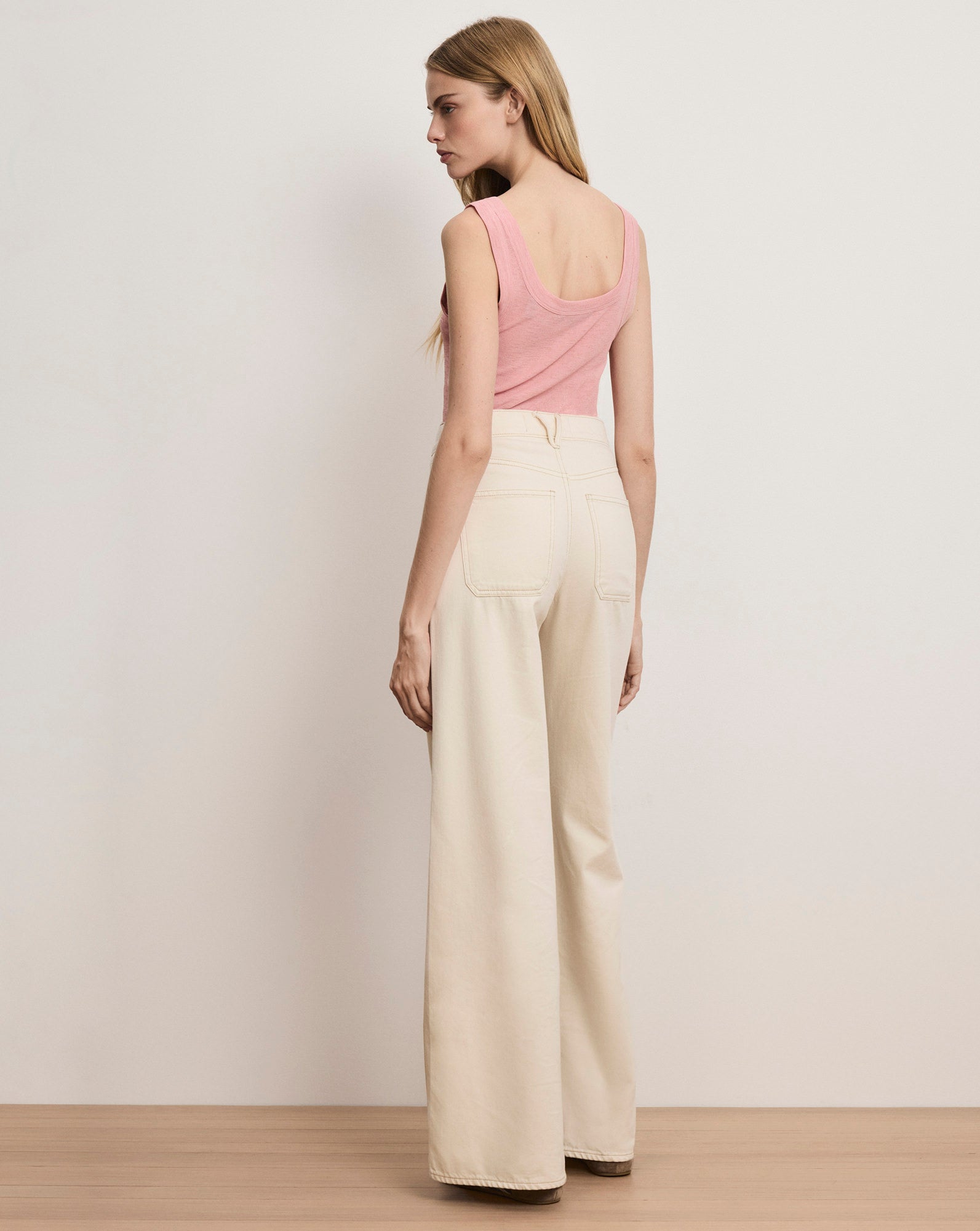 Veronica Beard Belvedere Knit Tank Top - Petal