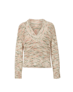 Veronica Beard Anola V-Neck Sweater Petal Multi