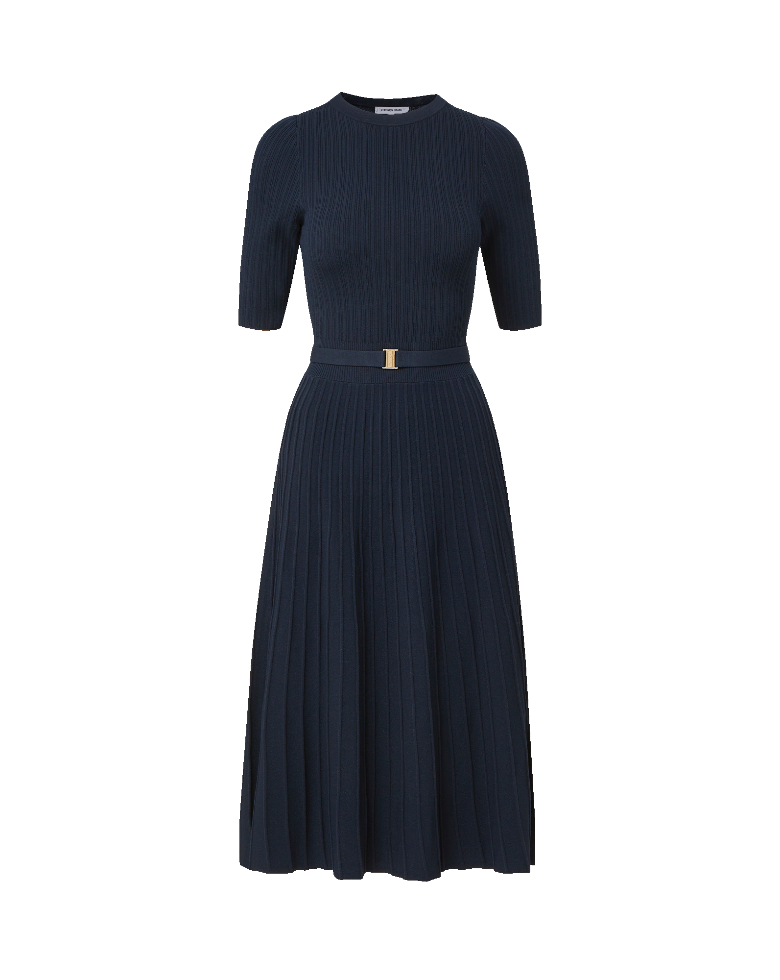 Robe midi Elthea ceinturée