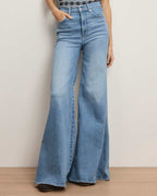 Veronica Beard Jesse Ultra-Flare Jean - Big Splash
