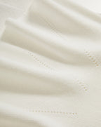 Veronica Beard Seraphine Knit Peplum Top - Off-White