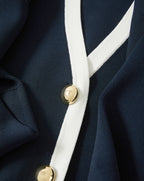 Veronica Beard Cillian Boyfriend Cardigan - Navy