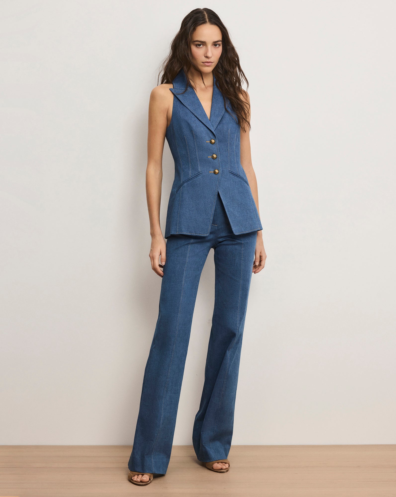 Veronica Beard Frenkle Denim Pant - Cosmo
