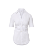 Veronica Beard Devra Button-Down Shirt - White