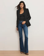 Veronica Beard Miller Single-Breasted Dickey Jacket - Black