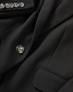 Veronica Beard Miller Single-Breasted Dickey Jacket - Black
