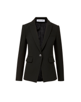 Veronica Beard Miller Single-Breasted Dickey Jacket - Black