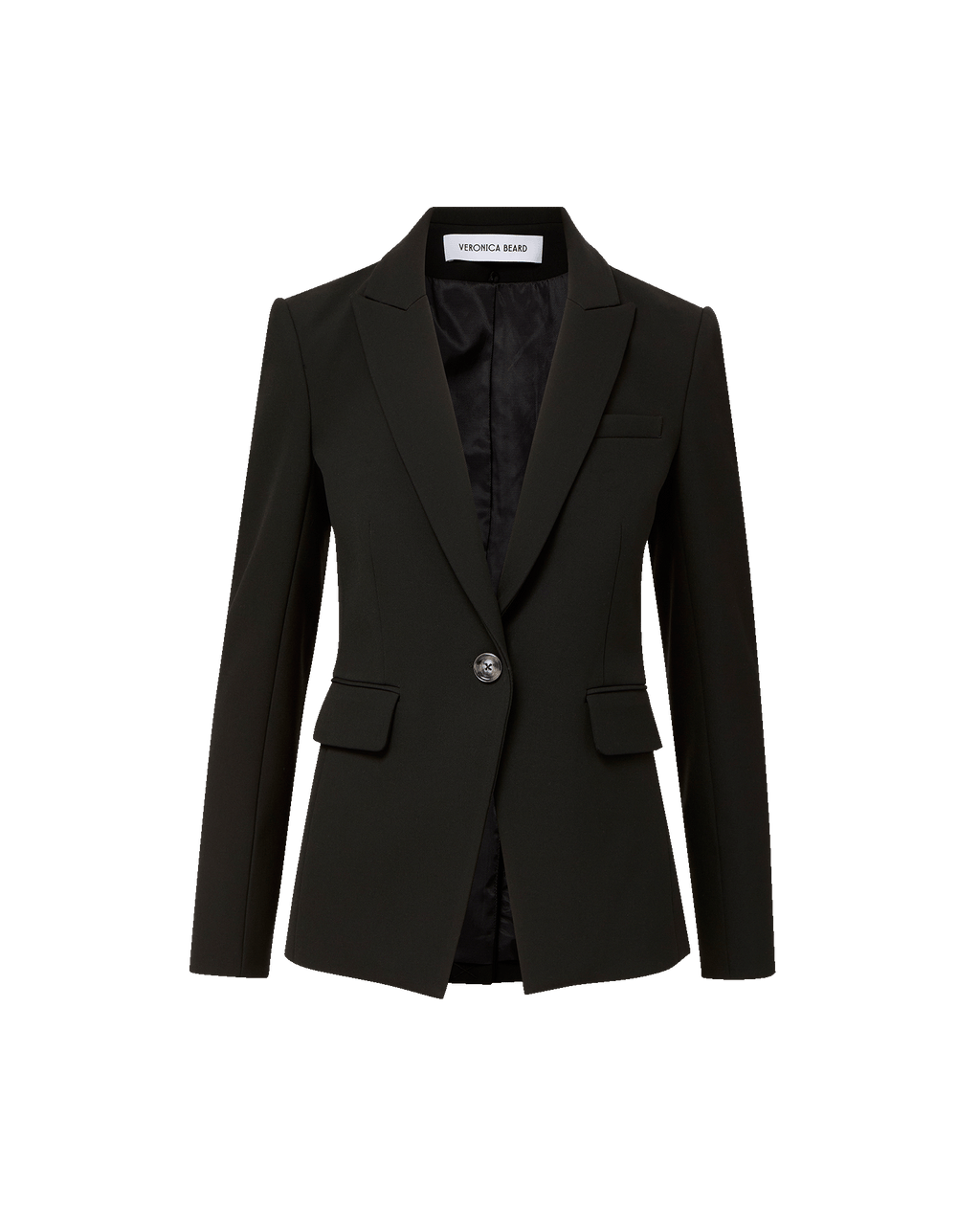 Veronica Beard Miller Single-Breasted Dickey Jacket - Black