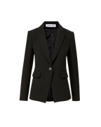 Veronica Beard Miller Single-Breasted Dickey Jacket - Black