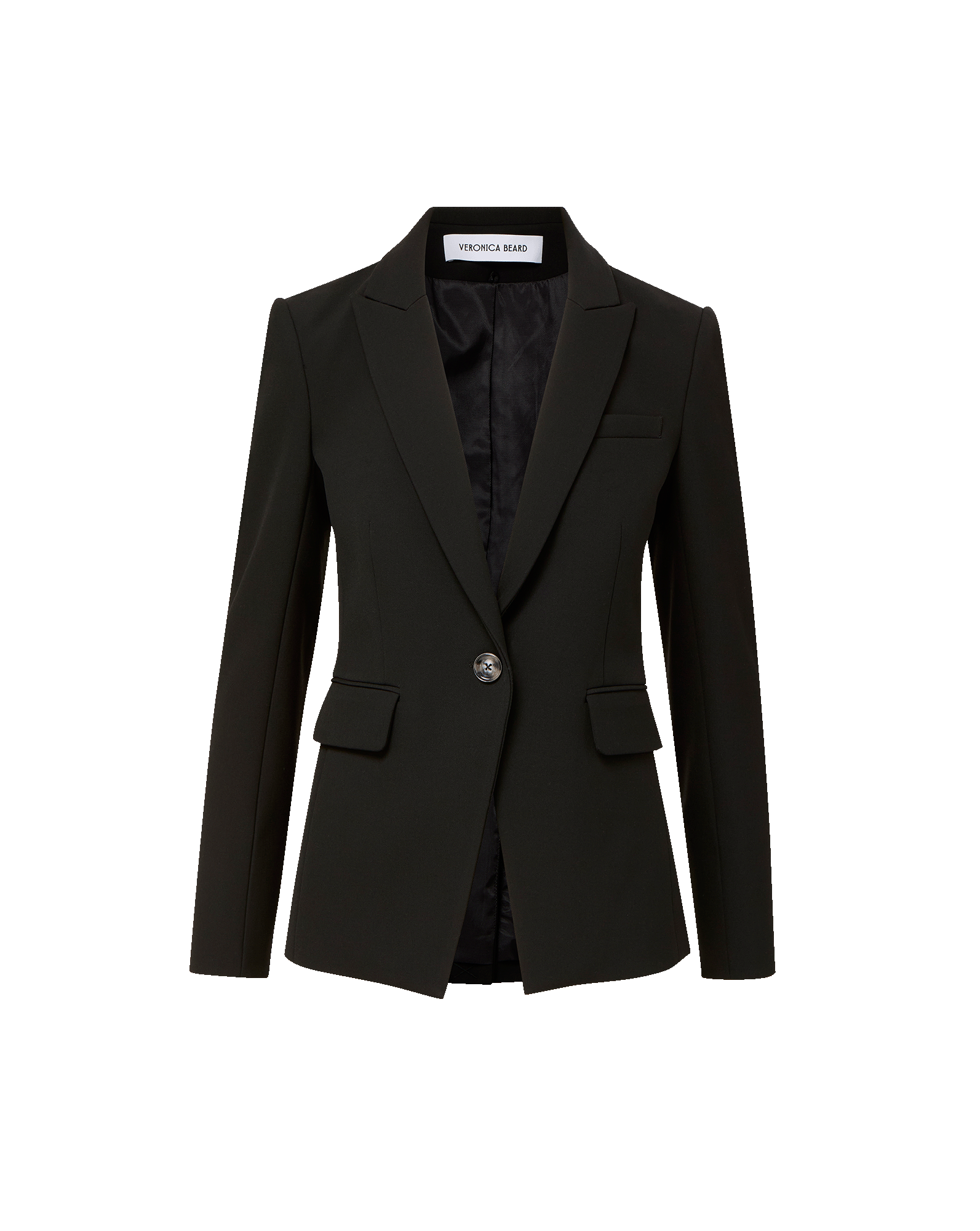 Veronica Beard Miller Single-Breasted Dickey Jacket - Black