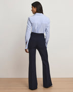 Veronica Beard Arden Flared Pant - Navy