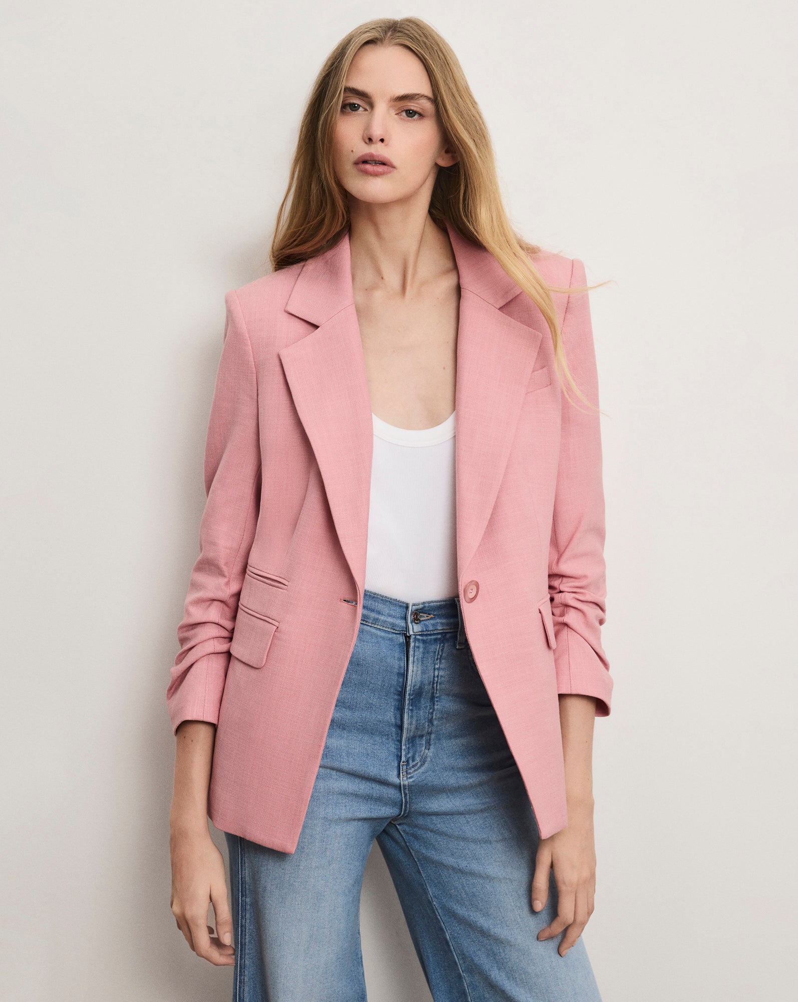 Veronica Beard Battista Dickey Jacket - Petal
