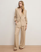 Veronica Beard Battista Dickey Jacket - Stone Khaki