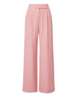 Veronica Beard Marbeau Wide-Leg Pant - Petal